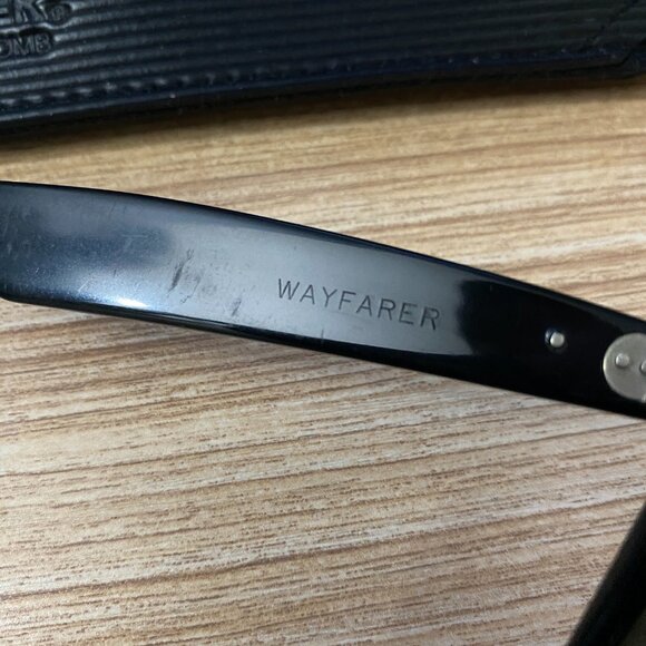 Bausch & Lomb - Ray-Ban Wayfarer II vtg sunglasses 1985 USA EBONY G15 L1724 OUAS - Picture 6 of 10
